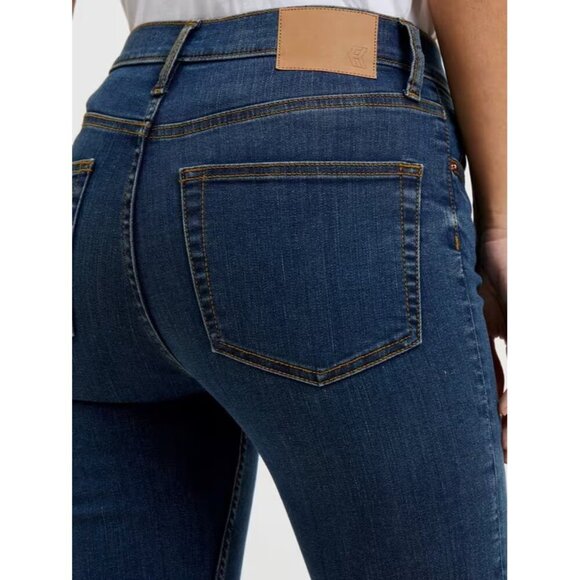 French Connection Women's Rebound Response Mid Rise Skinny Jeans Size 0 NWT - Picture 2 of 12